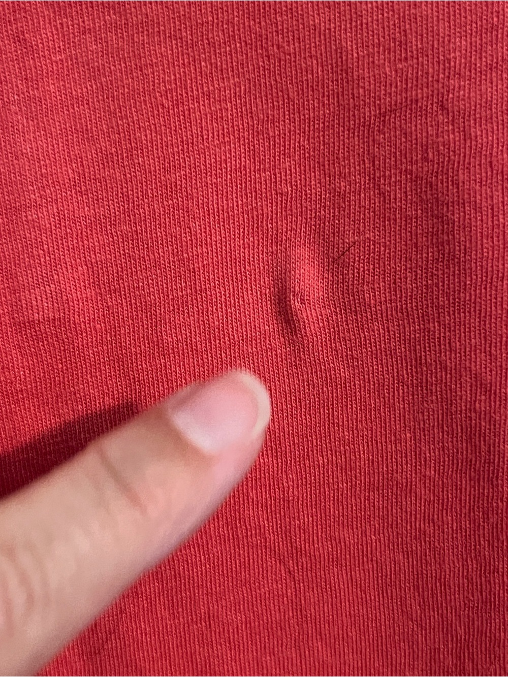 We The Free Red Long Sleeve Oversized T-Shirt XL Raw Seams - Picture 4 of 10